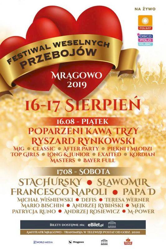 Festiwal Weselnych Przebojów 2019