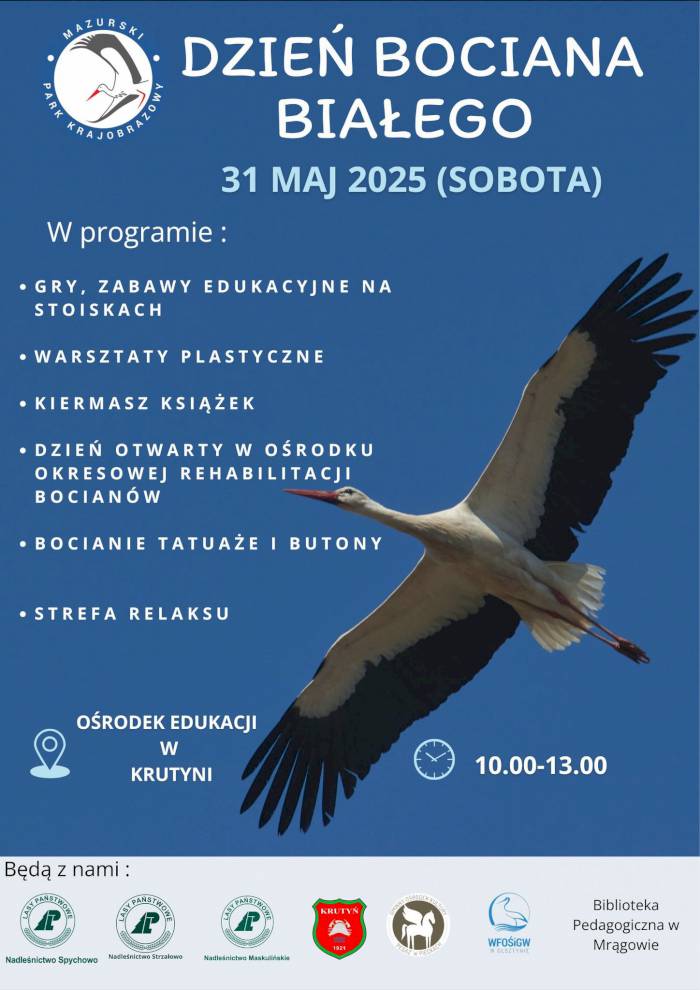 Dzień Bociana Białego w Krutyni