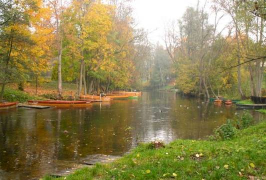 Rzeka Krutynia jesienią, foto Robert Wróbel