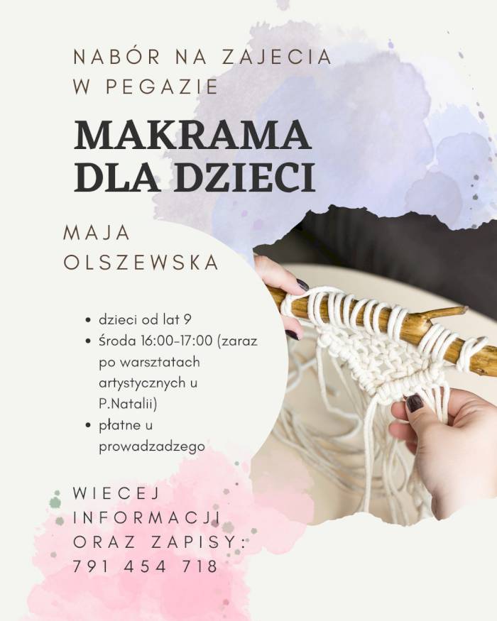 Makrama dla dzieci
