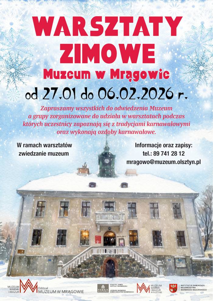 Warsztaty zimowe w Muzeum w Mrągowie