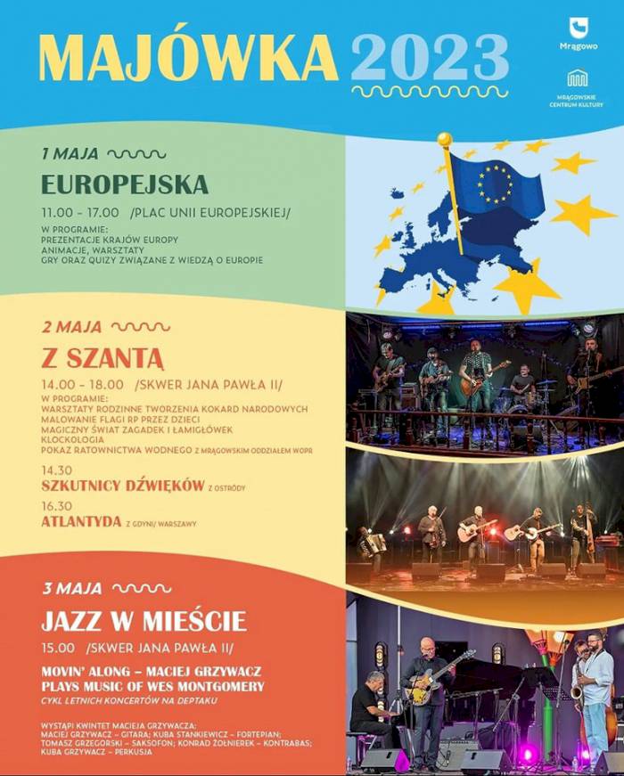 Majówka z Mrągowskim Centrum Kultury