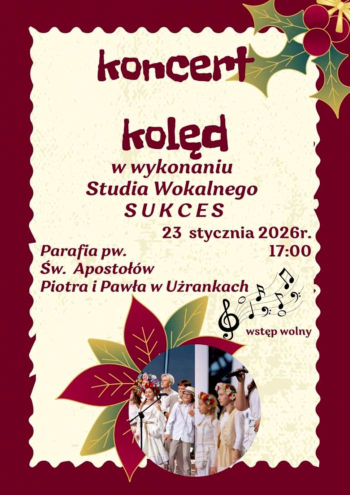 Koncert kolęd w Użrankach