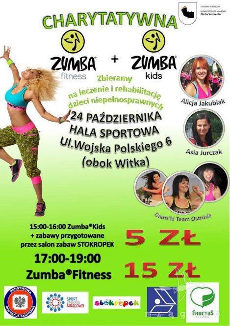 Charytatywna Zumba w Mrągowie