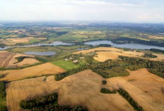 Mrągowo i okolice z lotu ptaka, fot. Natalia Koptas
