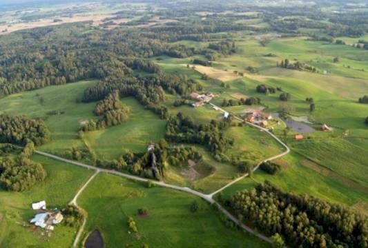 Mrągowo i okolice z lotu ptaka, fot. Natalia Koptas
