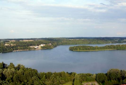 Mrągowo i okolice z lotu ptaka, fot. Natalia Koptas