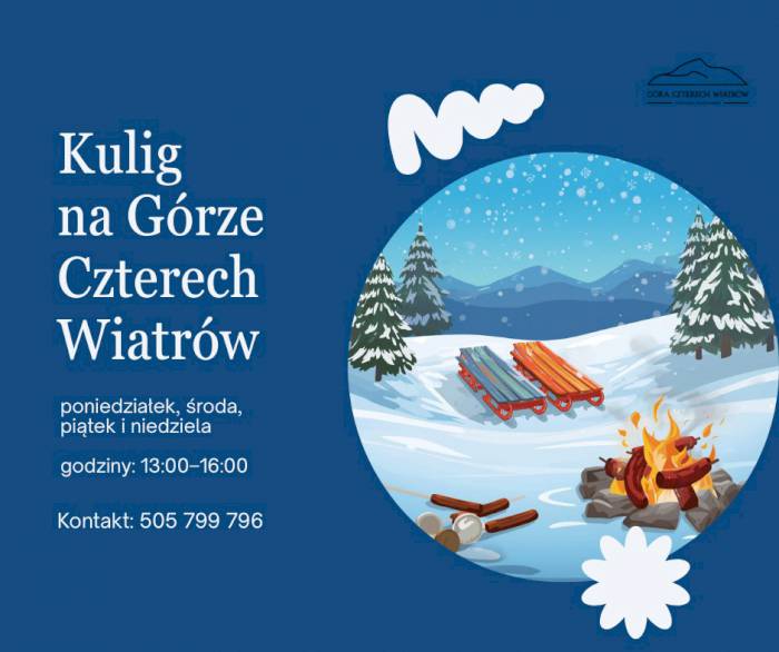 Kulig na Górze Czterech Wiatrów