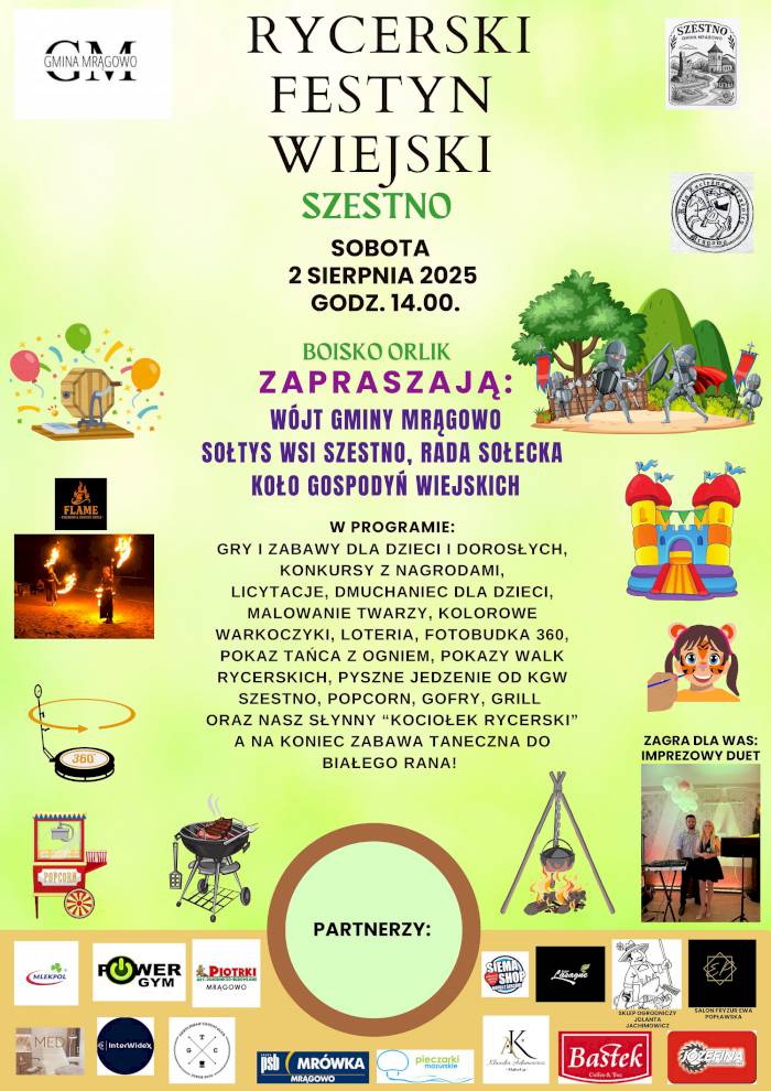 Rycerski Festyn Wiejski w Szestnie