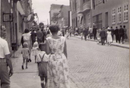 ul. Warszawska, zdj. przekazała Biblioteka Miejska w Mrągowie