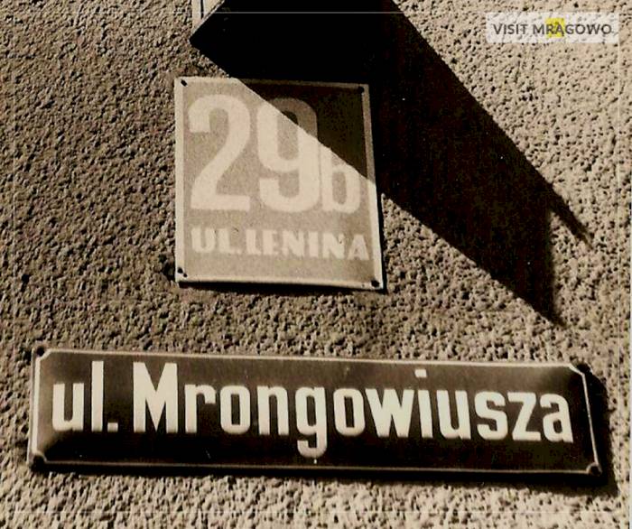 Obecne i dawne nazwy ulic w Mrągowie