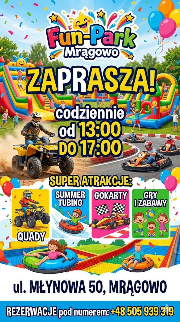 Fun-Park Mrągowo – miejsce pełne radości i przygód!