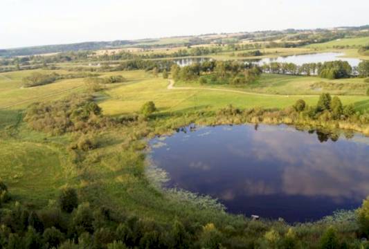 Mrągowo i okolice z lotu ptaka, fot. Natalia Koptas