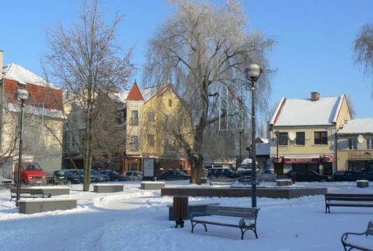 Teren nad jeziorkiem Magistrackim zimą, foto Beata Gida