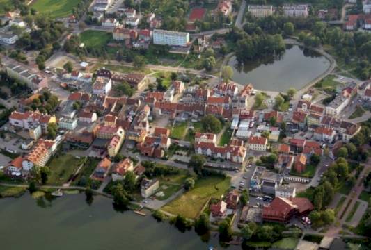 Mrągowo i okolice z lotu ptaka, fot. Natalia Koptas