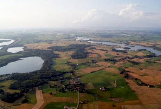 Mrągowo i okolice z lotu ptaka, fot. Natalia Koptas