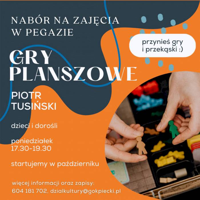 Zajęcia z gier planszowych w Pegazie