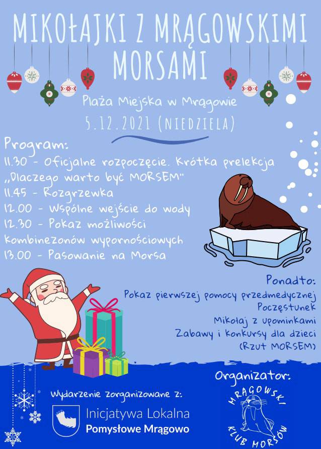 Mikołajki z Mrągowskimi Morsami