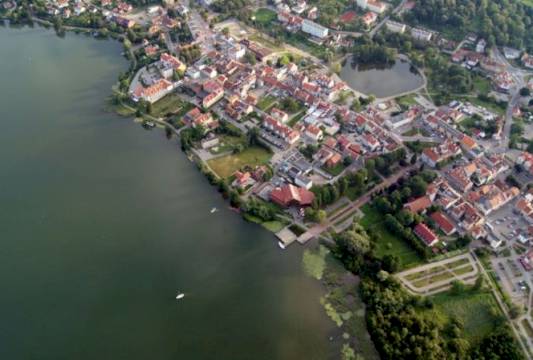 Mrągowo i okolice z lotu ptaka, fot. Natalia Koptas