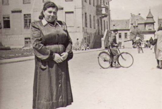 Ratusz w 1947 r., zdj. dostarczył Arkadiusz Figura