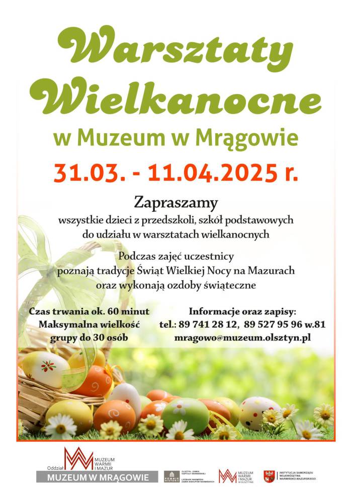 Warsztaty wielkanocne w Muzeum w Mrągowie