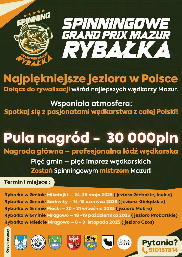 Trzeci Etap Spinningowego Grand Prix Mazur 2025