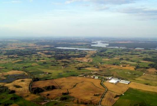 Mrągowo i okolice z lotu ptaka, fot. Natalia Koptas