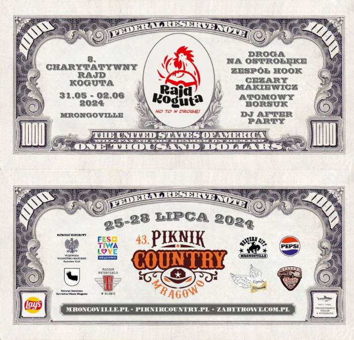 Tysiąc dolarów dla uczestników Rajdu Koguta