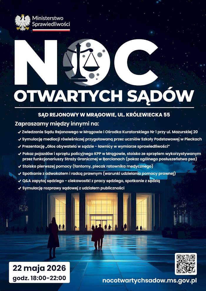 Noc Otwartych Sądów w Mrągowie