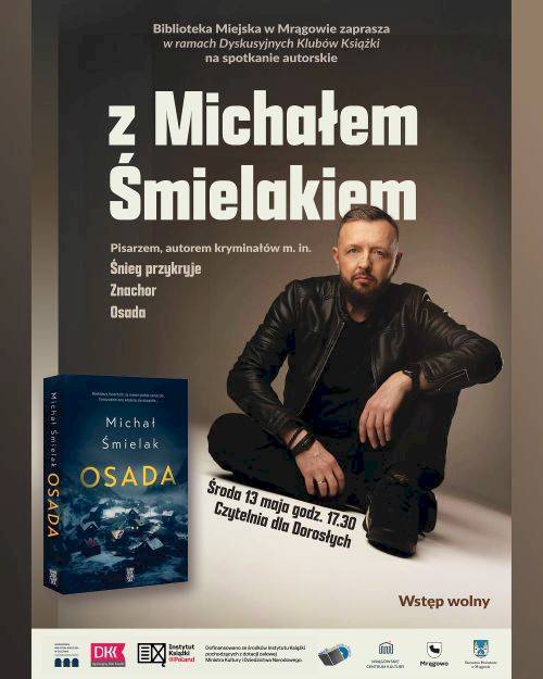 Spotkanie autorskie z Michałem Śmielakiem