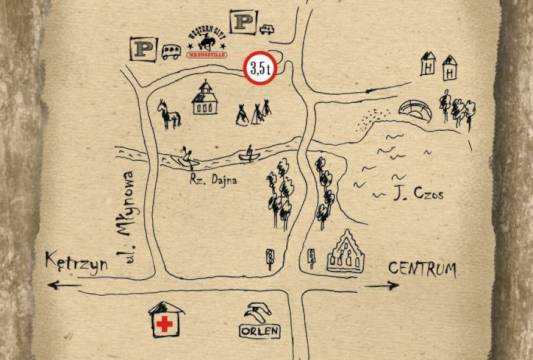 Mapka dojazdu do Mrongoville