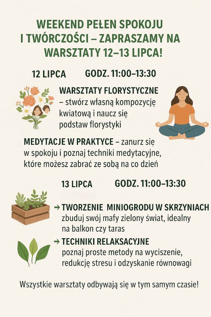 Weekend Pełen Spokoju i Twórczości w Pieckach