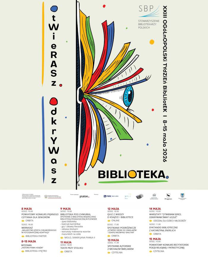 Tydzień Bibliotek 2026 w Mrągowie