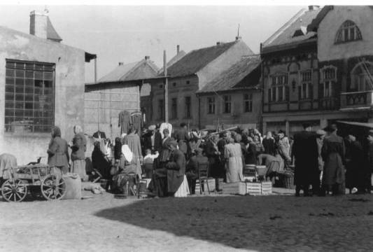Mały rynek przy ul Mały Rynek 1959 r., zdj. dostarczył Przemysław Chmielewski