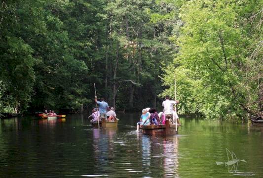 Spływ pychówkami po Krutyni, fot. Robert Wróbel