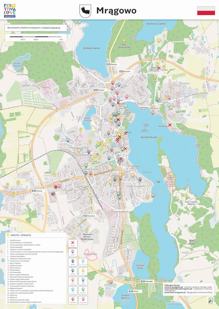 Mapa Mrągowskich Kowboi