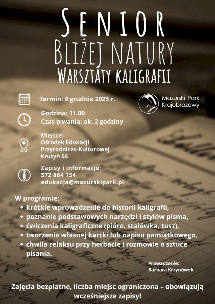 Warsztaty kaligrafii