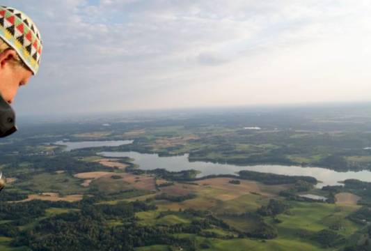 Mrągowo i okolice z lotu ptaka, fot. Natalia Koptas