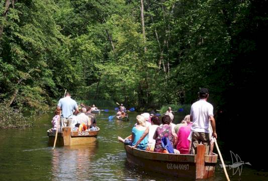Spływ pychówkami po Krutyni, fot. Robert Wróbel