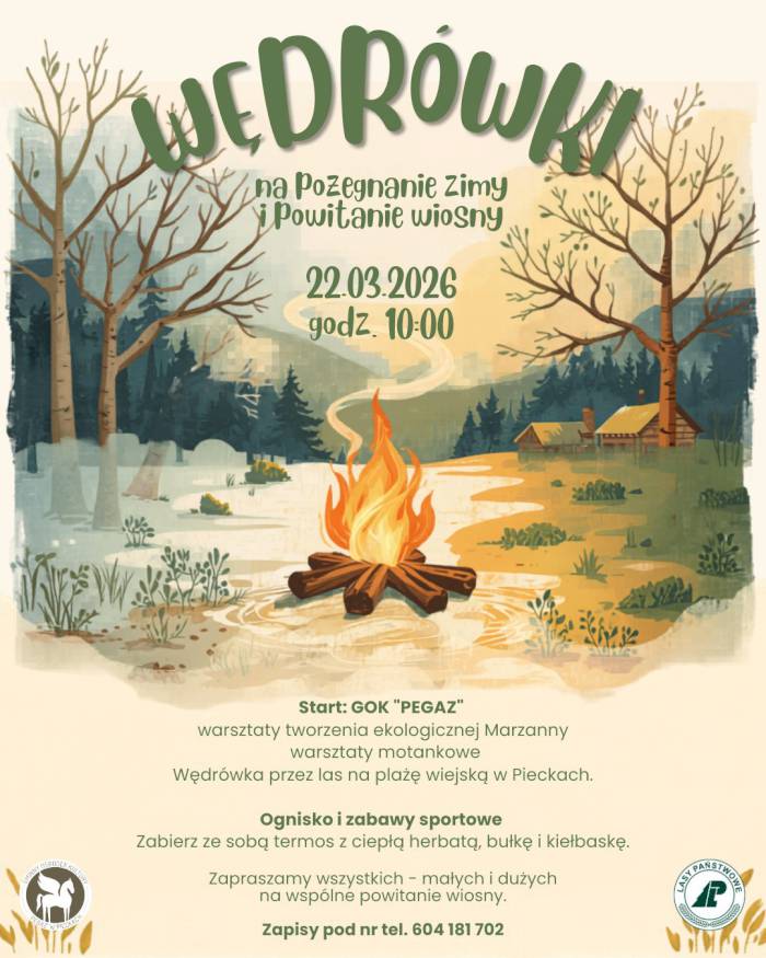 Wędrówki na pożegnanie zimy i powitanie wiosny