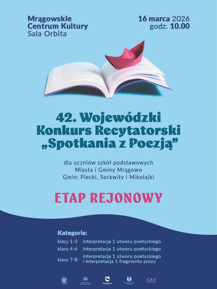 Konkurs Recytatorski SPOTKANIA Z POEZJĄ