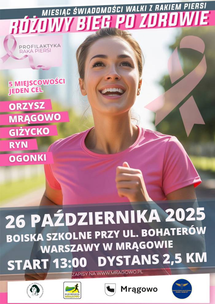 Różowy bieg po zdrowie