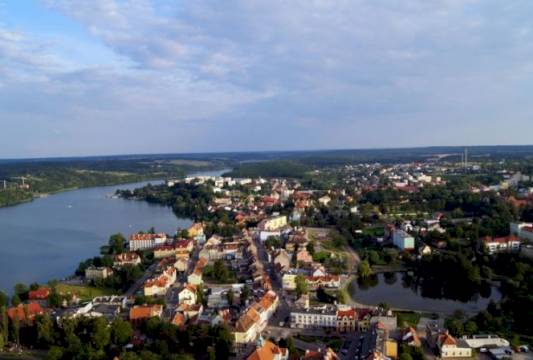 Mrągowo i okolice z lotu ptaka, fot. Natalia Koptas