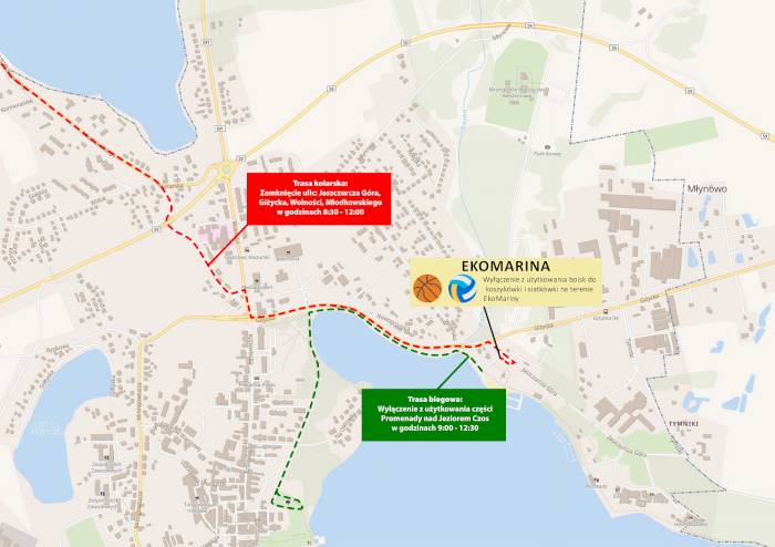 Czasowe utrudnienia w ruchu drogowym na Lotto Triathlon