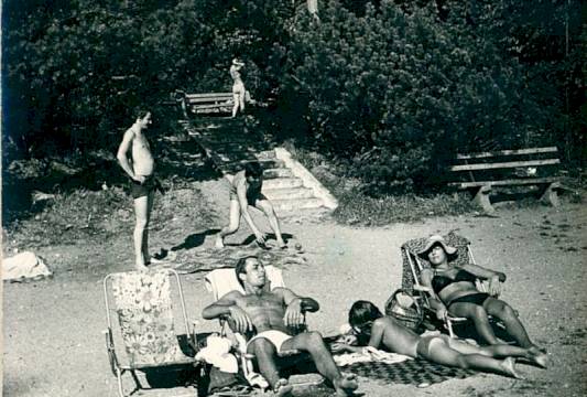 Plaża miejska, 1983 r. Zdjęcie przekazał Pan Stanisław Ruszczyk.