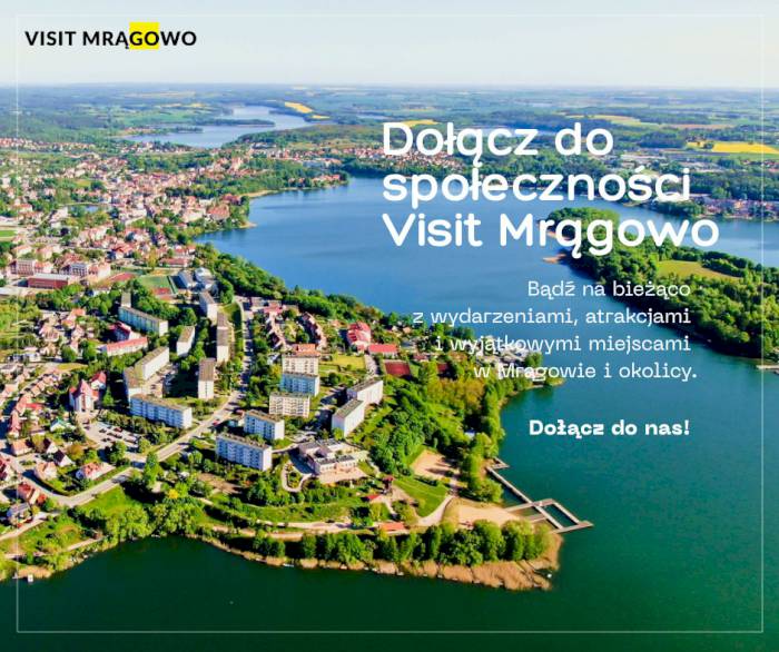 Dołącz do społeczności Visit Mrągowo na Facebooku!