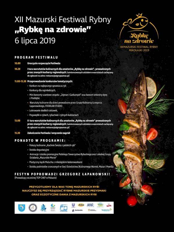 Mazurski Festiwal Rybny Rybkę na zdrowie