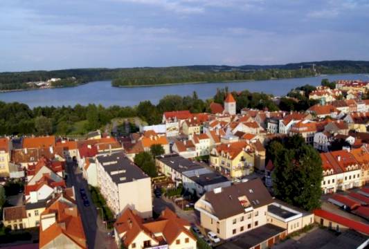 Mrągowo i okolice z lotu ptaka, fot. Natalia Koptas