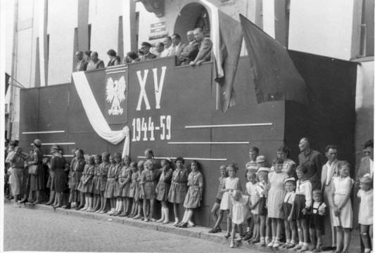 Obchody 15-lecia PRLu w roku 1959r., zdj. dostarczył Przemysław Chmielewski