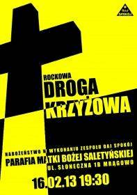 Rockowa Droga Krzyżowa w Mrągowie